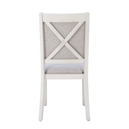 McKee 7-piece White Farmhouse Dining Set
