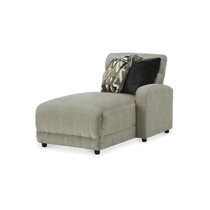 Colleyville Gray 4-Piece Power Reclining Sectional with Chaise - 140W x 65D x 39H