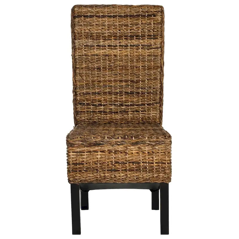 SAFAVIEH Pembrooke Natural Wicker Dining Chair (Set of 2) - 19 W x 22 D x 41 H