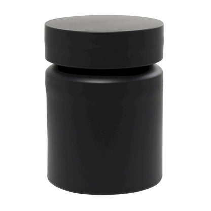 Metal Drum Accent Table - Copper or Black - Roche River Decor