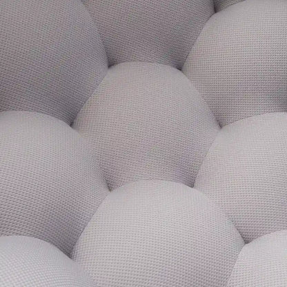 2-Seat Bubble Curved Lazy Sofa Honeycomb Shaped with 3D Textile Fabric for Living Room Salon Apartment