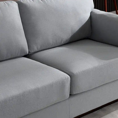 Modern Double Arm Sofa,Deep Seat Couch,Pillowed Back Cushions,Durable Upholstered Fabric