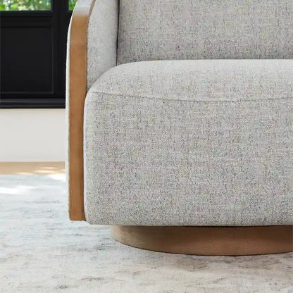 Skyler Modern Upholstered Living Room Swivel Bucket Accent Chair