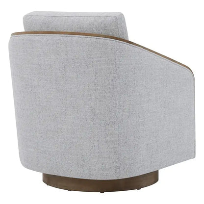 Skyler Modern Upholstered Living Room Swivel Bucket Accent Chair