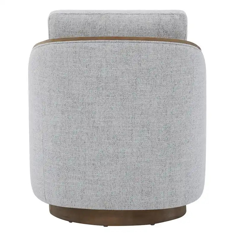 Skyler Modern Upholstered Living Room Swivel Bucket Accent Chair