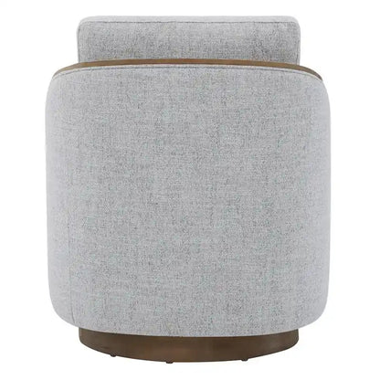 Skyler Modern Upholstered Living Room Swivel Bucket Accent Chair