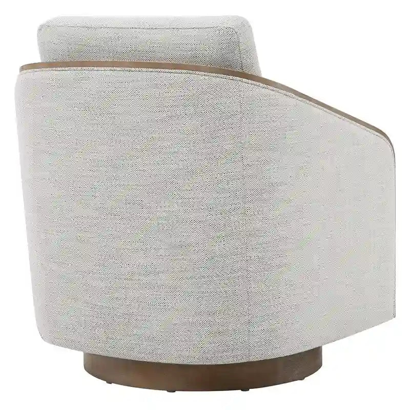 Skyler Modern Upholstered Living Room Swivel Bucket Accent Chair