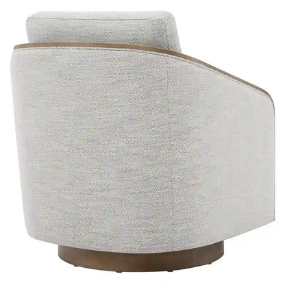 Skyler Modern Upholstered Living Room Swivel Bucket Accent Chair