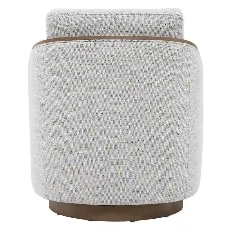 Skyler Modern Upholstered Living Room Swivel Bucket Accent Chair