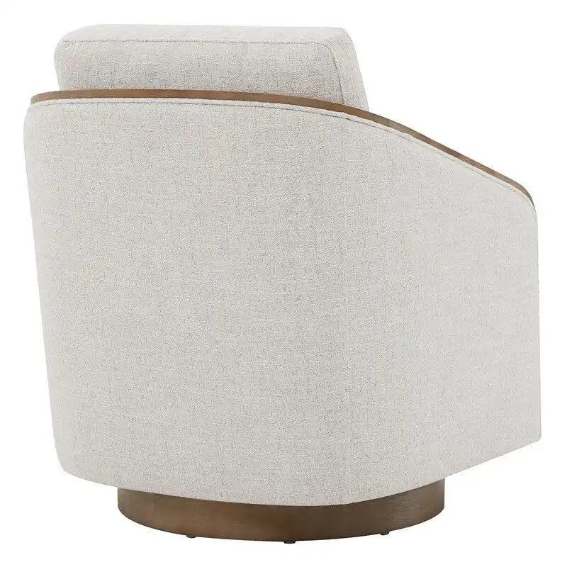 Skyler Modern Upholstered Living Room Swivel Bucket Accent Chair