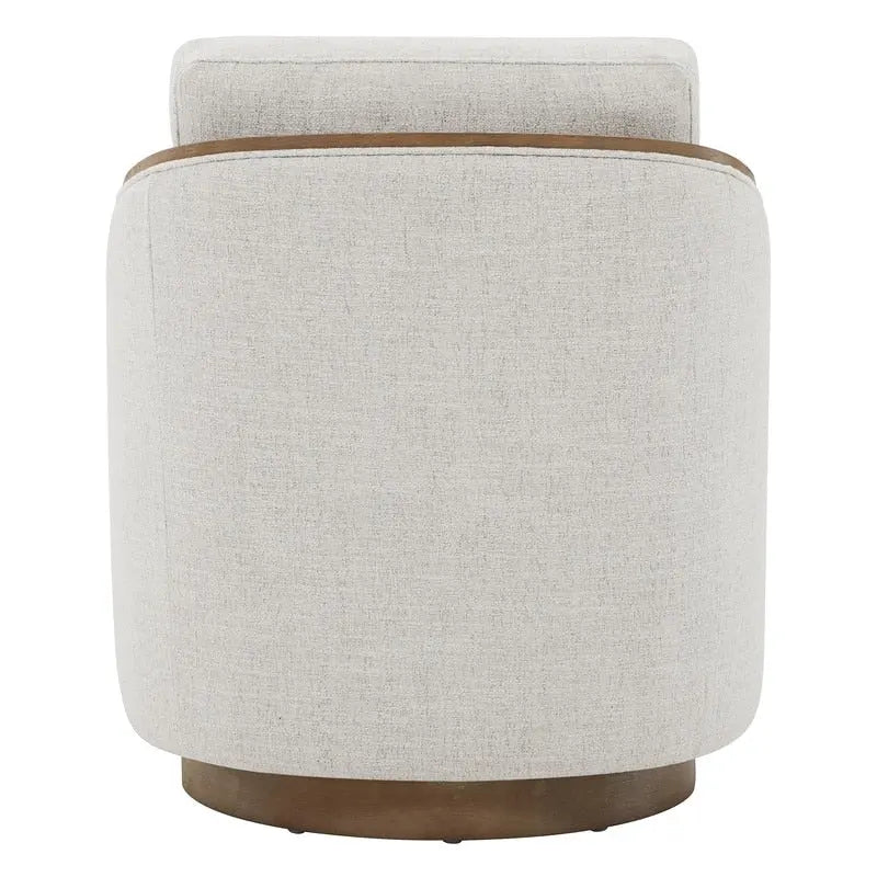 Skyler Modern Upholstered Living Room Swivel Bucket Accent Chair
