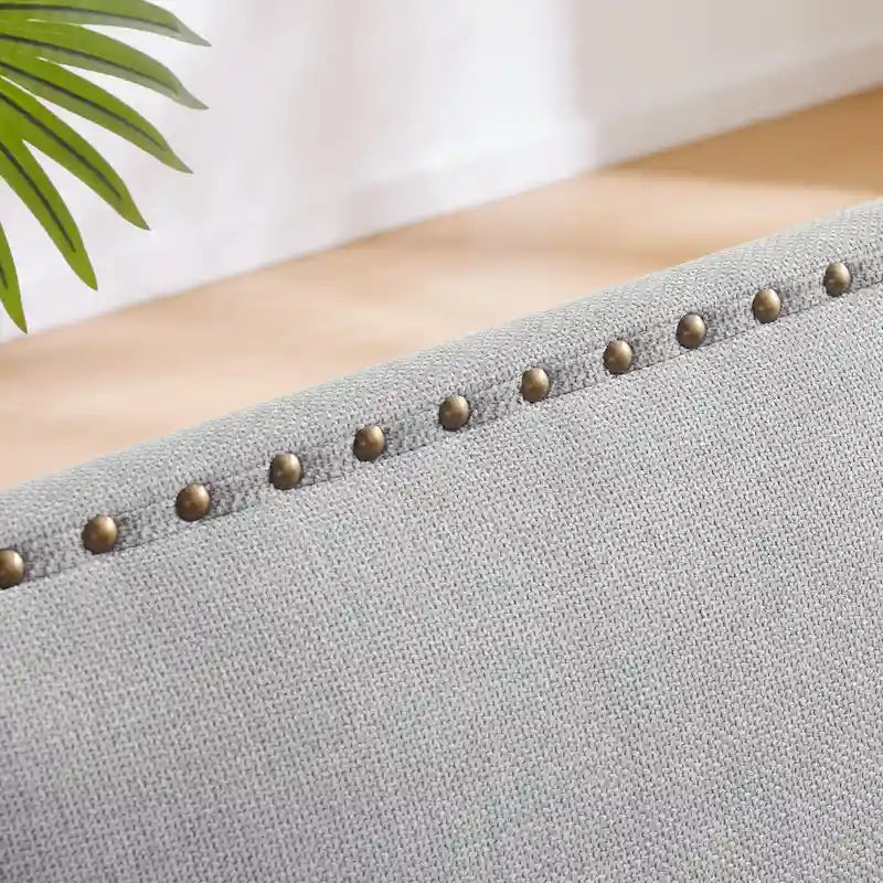 Huimo Modern Nailhead Accent Chair Arm Chairs Set of 2