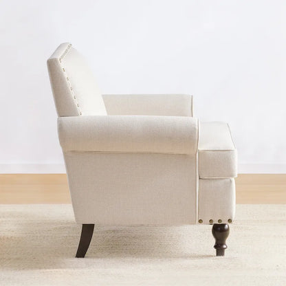 Huimo Modern Nailhead Accent Chair Arm Chairs Set of 2