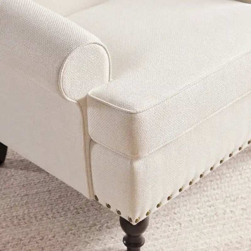Huimo Modern Nailhead Accent Chair Arm Chairs Set of 2