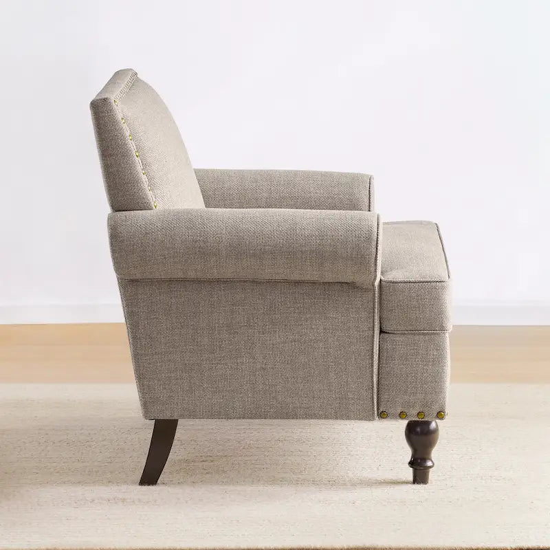 Huimo Modern Nailhead Accent Chair Arm Chairs Set of 2