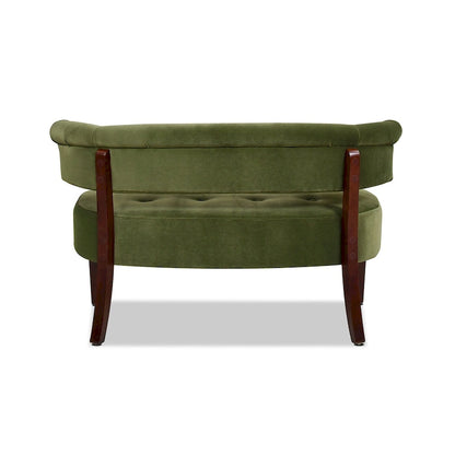 Jared 51 Modern Recessed Arm Tufted Bench Settee