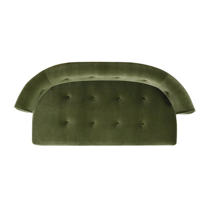 Jared 51 Modern Recessed Arm Tufted Bench Settee
