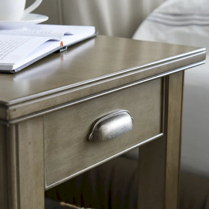 Leick Home Laurent One Drawer Swing Arm Lamp Side Table