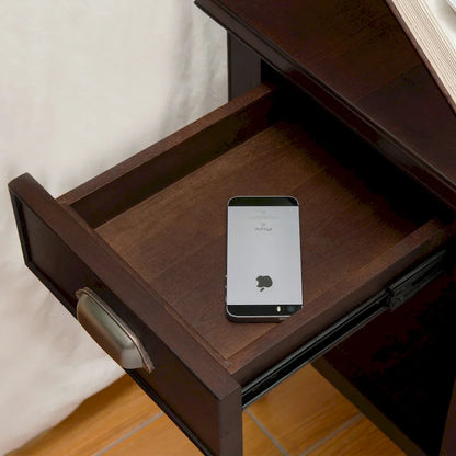 Leick Home Laurent One Drawer Swing Arm Lamp Side Table