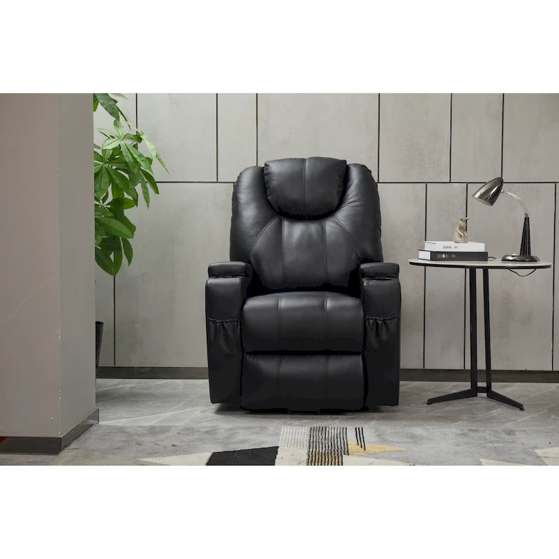Power Lift Recliner Chair PU Leather for Elderly