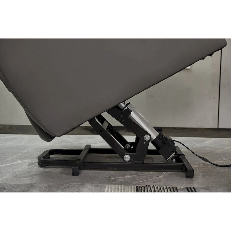 Power Lift Recliner Chair PU Leather for Elderly