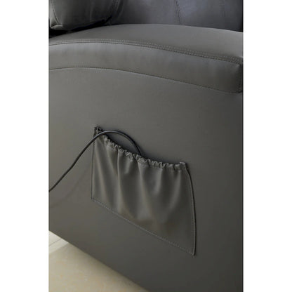Power Lift Recliner Chair PU Leather for Elderly