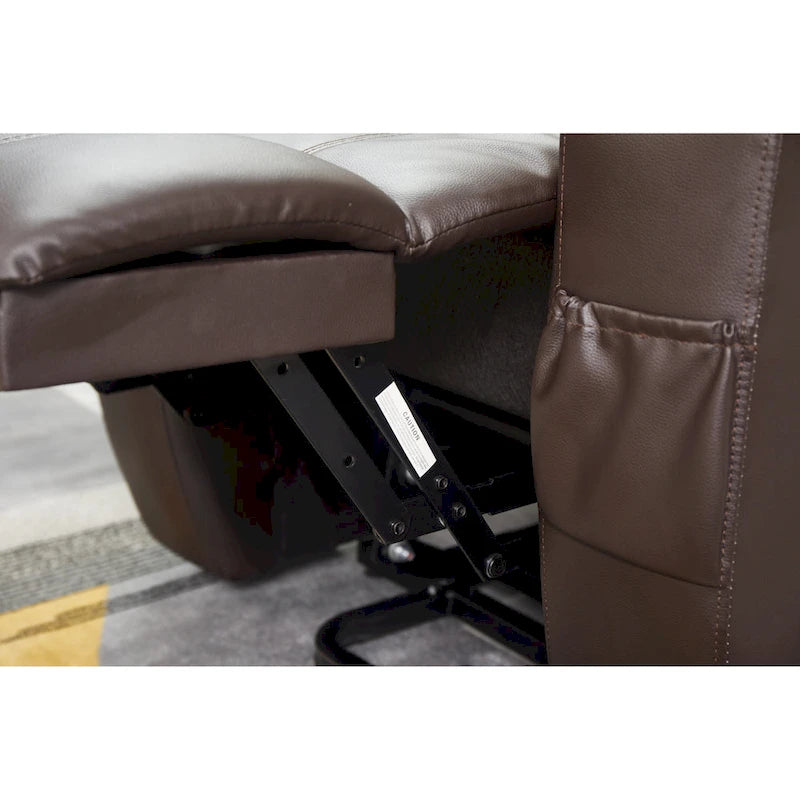 Power Lift Recliner Chair PU Leather for Elderly