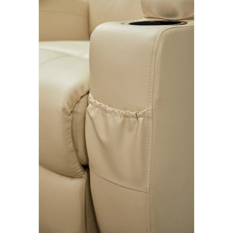 Power Lift Recliner Chair PU Leather for Elderly