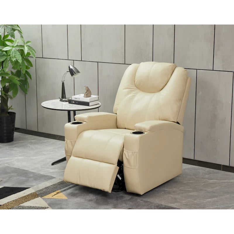 Power Lift Recliner Chair PU Leather for Elderly
