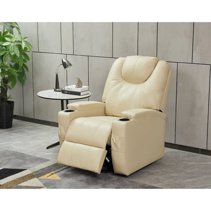 Power Lift Recliner Chair PU Leather for Elderly