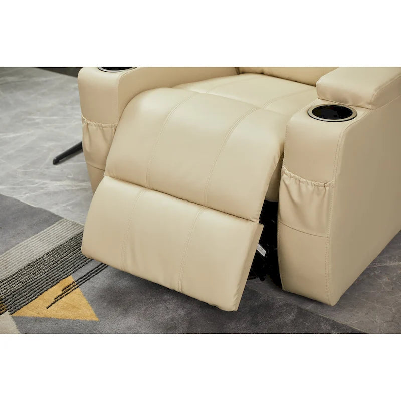 Power Lift Recliner Chair PU Leather for Elderly