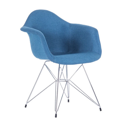 Porthos Home Upholstered Dining Armchairs w/ Metal Legs (Set of 2) - N/A
