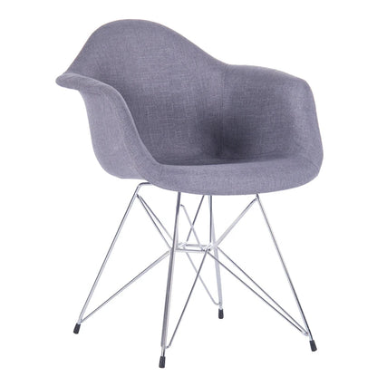 Porthos Home Upholstered Dining Armchairs w/ Metal Legs (Set of 2) - N/A