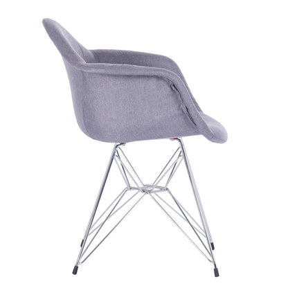Porthos Home Upholstered Dining Armchairs w/ Metal Legs (Set of 2) - N/A