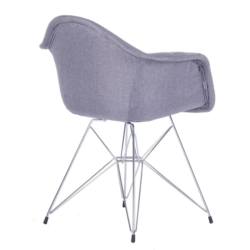 Porthos Home Upholstered Dining Armchairs w/ Metal Legs (Set of 2) - N/A