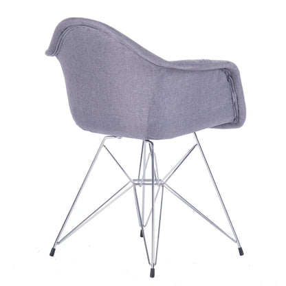 Porthos Home Upholstered Dining Armchairs w/ Metal Legs (Set of 2) - N/A