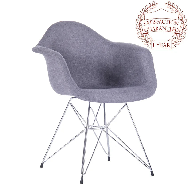 Porthos Home Upholstered Dining Armchairs w/ Metal Legs (Set of 2) - N/A