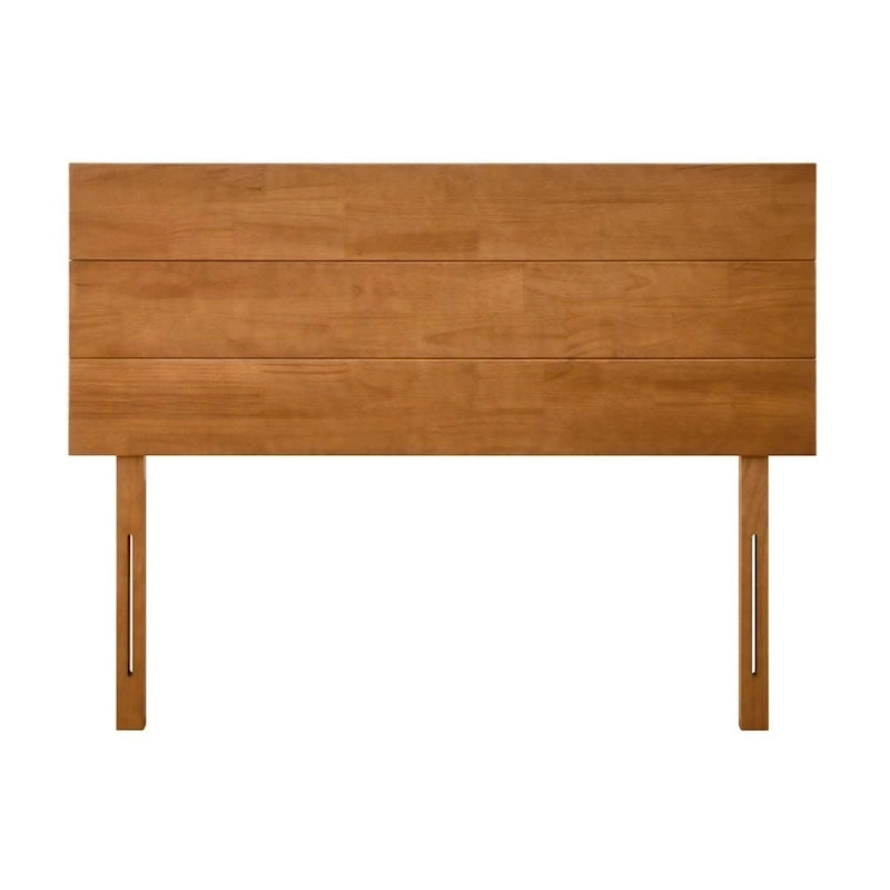 MUSEHOMEINC Solid Wood Headboard for Queen/King Size Bed with Flat Panel Design, Match with Our Floating Bed Frame, Teak