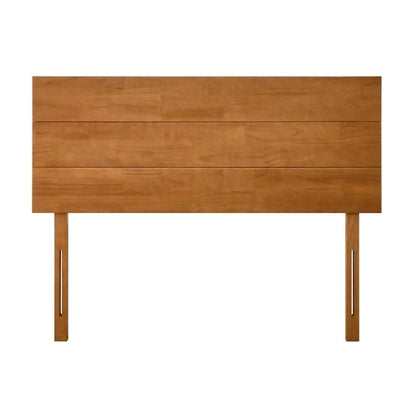 MUSEHOMEINC Solid Wood Headboard for Queen/King Size Bed with Flat Panel Design, Match with Our Floating Bed Frame, Teak
