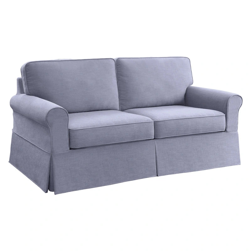 Porch & Den Zuni Mid-century Slip Cover Sofa