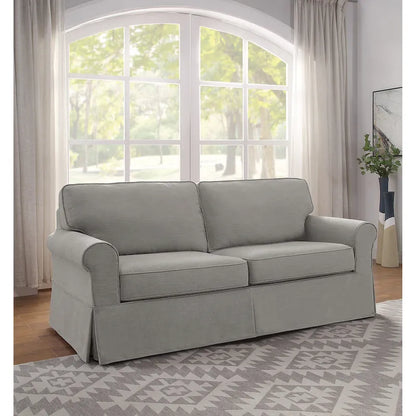 Porch & Den Zuni Mid-century Slip Cover Sofa