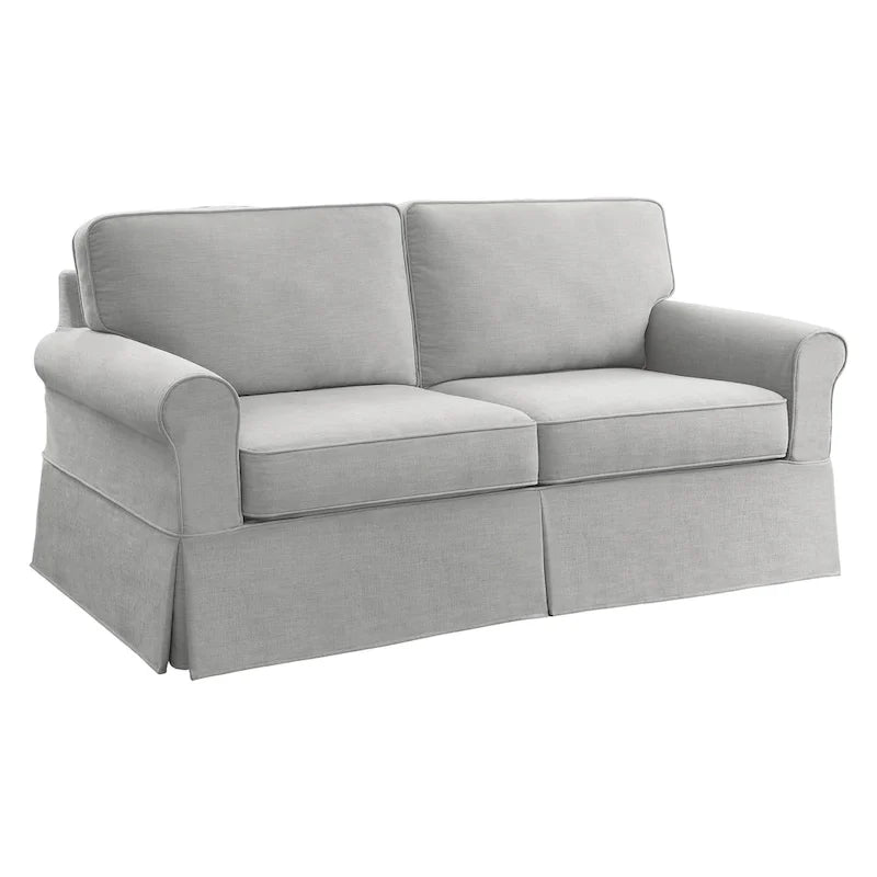 Porch & Den Zuni Mid-century Slip Cover Sofa