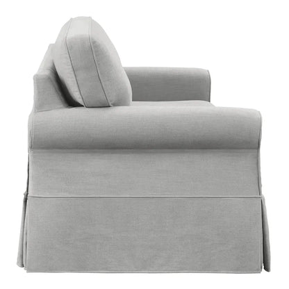 Porch & Den Zuni Mid-century Slip Cover Sofa
