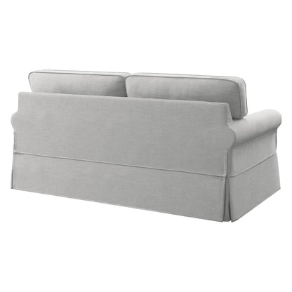 Porch & Den Zuni Mid-century Slip Cover Sofa