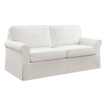 Porch & Den Zuni Mid-century Slip Cover Sofa