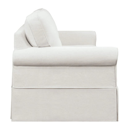 Porch & Den Zuni Mid-century Slip Cover Sofa