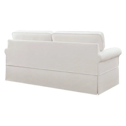 Porch & Den Zuni Mid-century Slip Cover Sofa