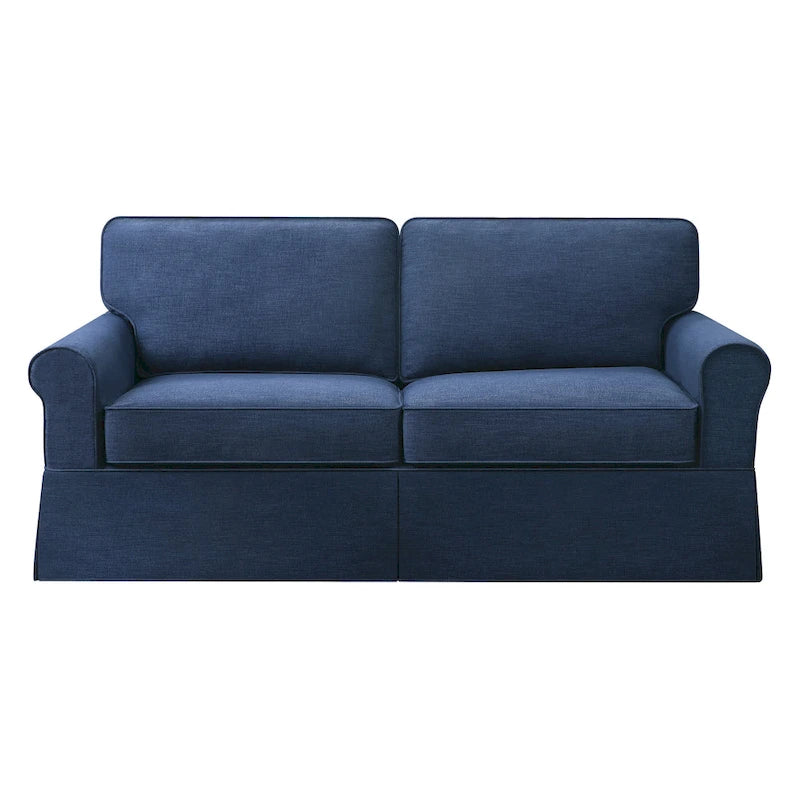 Porch & Den Zuni Mid-century Slip Cover Sofa