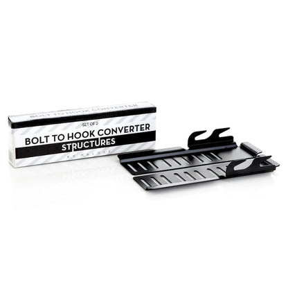 STRUCTURES By Malouf Bolt-On to Hook-On Conversion Bracket (Set of 2)