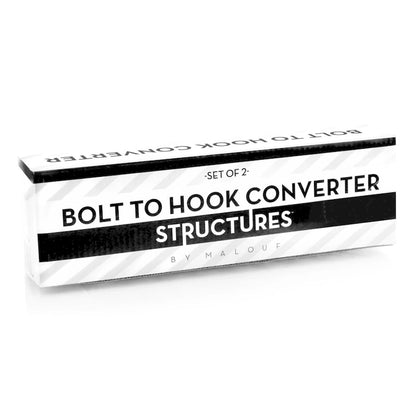 STRUCTURES By Malouf Bolt-On to Hook-On Conversion Bracket (Set of 2)
